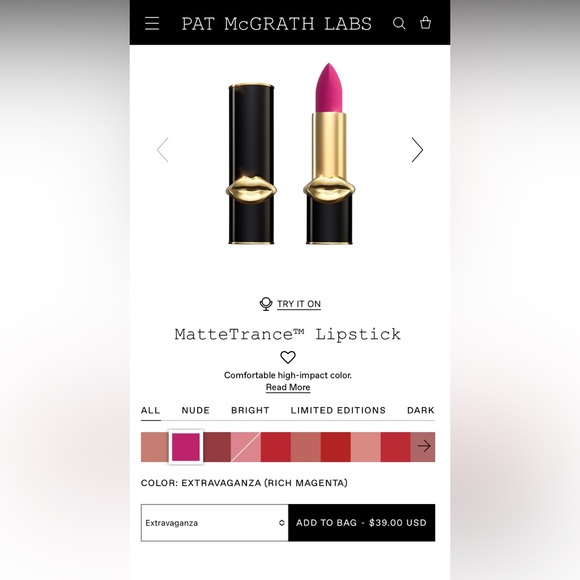 Pat McGrath Extravaganza MatteTrance - Picture 2 of 9